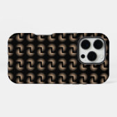 Echo-Raster iPhone Hülle (Rückseite (Horizontal))