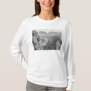 Echo-Schlucht, die durch Sioux-Durchlauf Photograp T-Shirt