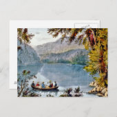 Echo-See: Weiße Berge Postkarte (Vorne/Hinten)