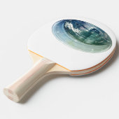 "Echo Sphere" – Conceptual Ping Pong Paddle Tischtennis Schläger (Vorderseite)