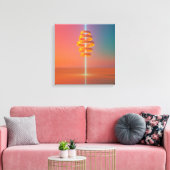 Echo Spire Leinwanddruck (Insitu (Wohnzimmer))