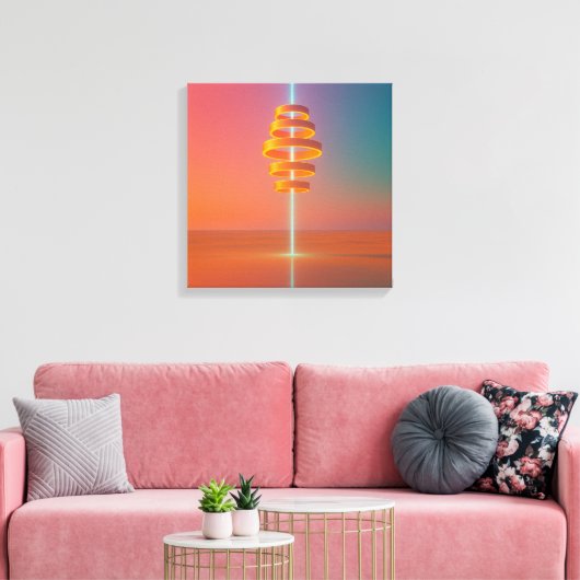 Echo Spire Leinwanddruck (Insitu (Wohnzimmer))