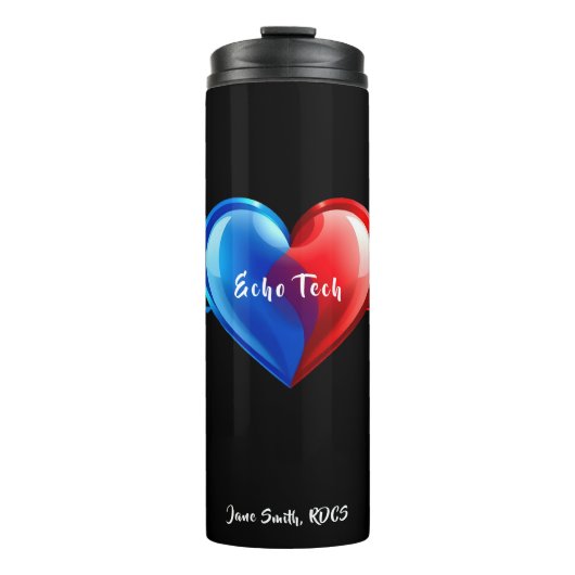 Echo Tech-Cardiac Sonographer Thermosbecher (Vorderseite)