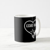 Echo Tech Cardiac Sonographin Rdcs Echocardiograph Kaffeetasse (VorderseiteRechts)