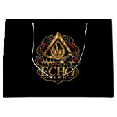 Echo Tech - Echokardiograph - Sonographiker Große Geschenktüte (Vorderseite)