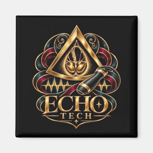 Echo Tech - Echokardiograph - Sonographiker Magnet (Vorne)
