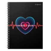 Echo Tech | Heartbeat | EKG Notizblock (Vorderseite)