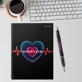 Echo Tech | Heartbeat | EKG Notizblock
