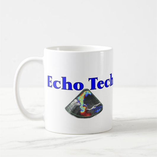 Echo-Techniker-Geschenke (Herzecho-Technologie) Kaffeetasse (Links)