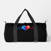 Echo-Techniker - Herz-Sonograf Duffle Bag (Vorderseite)