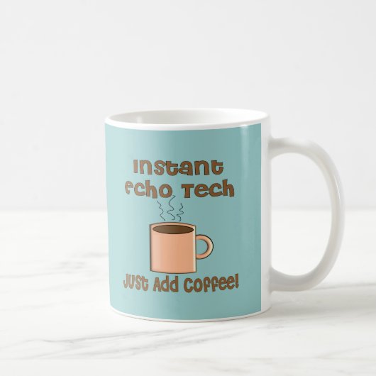 Echo-Technologie-Geschenke (Herzecho-Technologie) Kaffeetasse (Rechts)