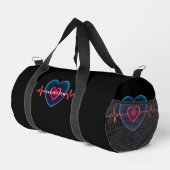 Echo-Technologie | Herzschlag | EKG Duffle Bag (Rechte Ecke)