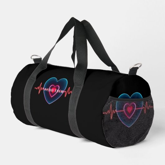 Echo-Technologie | Herzschlag | EKG Duffle Bag (Rechte Ecke)
