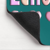 Echo-Technologie ROSA-HERZEN Entwurfs-Geschenke Mousepad (Ecke)