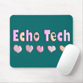 Echo-Technologie ROSA-HERZEN Entwurfs-Geschenke Mousepad (Mit Mouse)