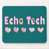 Echo-Technologie ROSA-HERZEN Entwurfs-Geschenke Mousepad (Vorne)