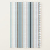 Echo Trails 2026 Planner – Blue Stripes Planer (Rückseite)