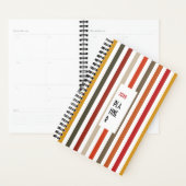 Echo Trails 2026 Planner – Earthy Hues Stripes Planer (Anzeige)