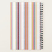 Echo Trails 2026 Planner – Multicolor Stripes Planer (Rückseite)