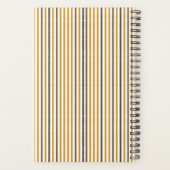 Echo Trails 2026 Planner – Mustard Stripes Planer (Rückseite)