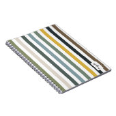 Echo Trails Blue/Green Hues Strip Journal Notizblock (Rechte Seite)