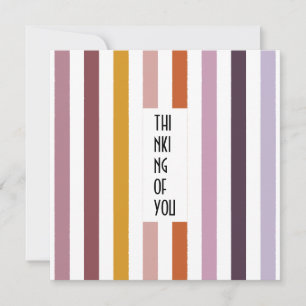 Echo Trails Custom Card - Pink Hues Stripes Einladung