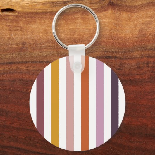 Echo Trails Custom Metal Keyring - Pink Hues Schlüsselanhänger (Vorderseite)