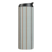 Echo Trails Custom Thermal Tumbler - Blue Stripes Thermosbecher (Nach links gedreht)