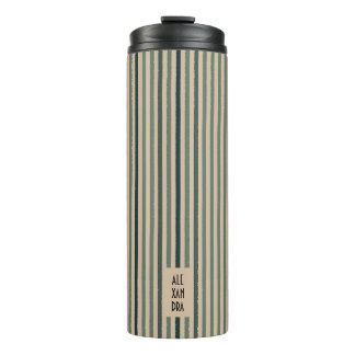 Echo Trails Custom Thermal Tumbler - Matcha Green Thermosbecher