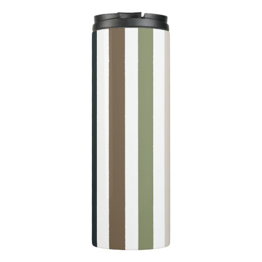 Echo Trails Custom Tumbler - Blaue/grüne Hues Thermosbecher (Rückseite)