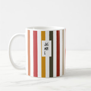 Echo Trails Individuelle Name Tasse - Earthy Hues
