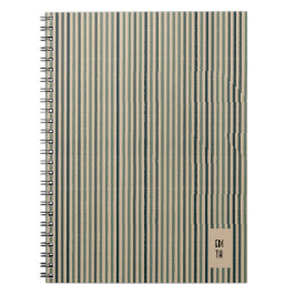 Echo Trails Matcha Green Striping Journal Notizblock