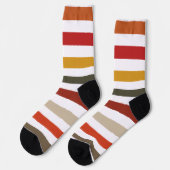 Echo Trails Strickte Nachhaltige Socken - Erdung (Linkes Detail)