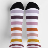 Echo Trails Strickte Nachhaltige Socken - rosa Hue (Oben)