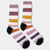 Echo Trails Strickte Nachhaltige Socken - rosa Hue (Rechts)