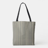 Echo Trails Tote Bag - Grüne Macha Streifen Tasche (Rückseite)