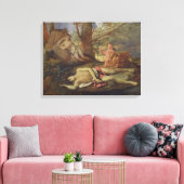 Echo und Narcissus Leinwanddruck (Insitu (Wohnzimmer))