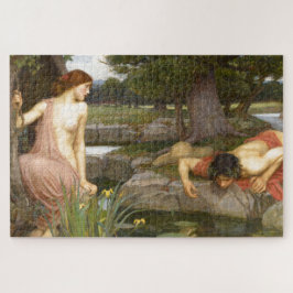Echo und Narcissus von John William Waterhouse Puzzle