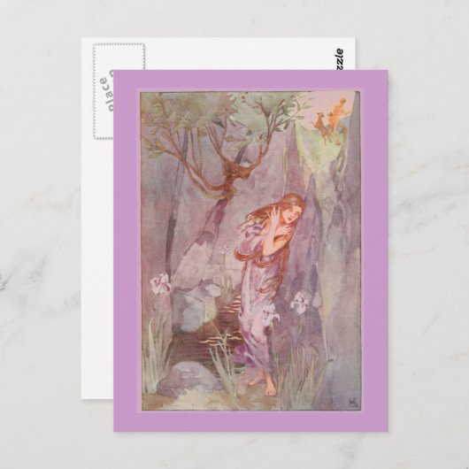 Echo und Narcissus von Stratton Postkarte (Vorne/Hinten)