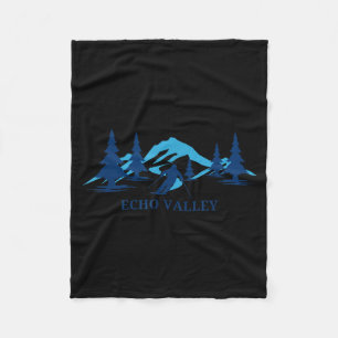 Echo Valley Washington Skigebiet Skifahren Skifahr Fleecedecke