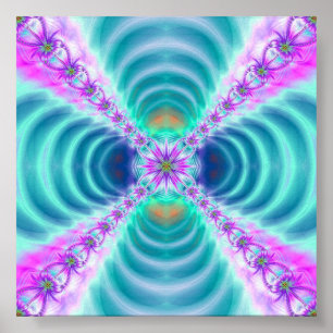 Echo von Farben Poster drucken