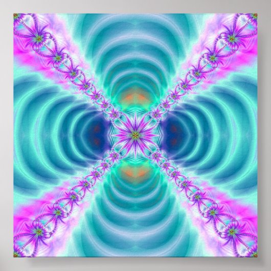 Echo von Farben Poster drucken (Vorne)