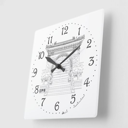 Echo Wall Gate Wall Uhr (Winkel)