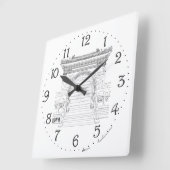 Echo Wand Gate Wanduhr (Winkel)
