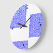 Echo Waves Große Wanduhr (Winkel)