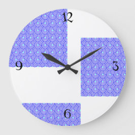 Echo Waves Große Wanduhr