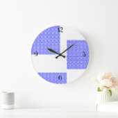 Echo Waves Große Wanduhr (Zuhause)