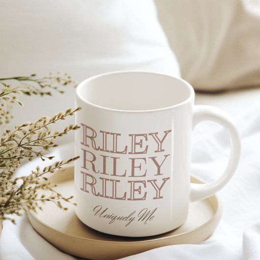 Echoed All-Caps Monoline Kaffeetasse