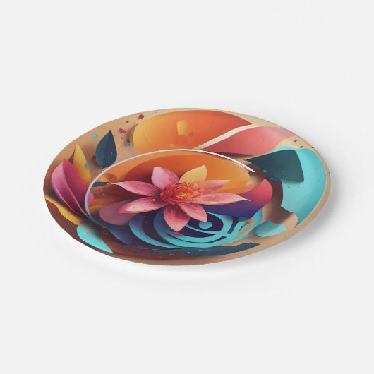 EchoElegance Plate Pappteller (Schrägansicht)