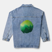 Echoes Beyond the Ridge Jeansjacke (Rückseite)